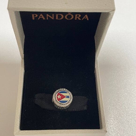 Pandora Cuba Flag Exclusive Charm Bead - Picture 3 of 5